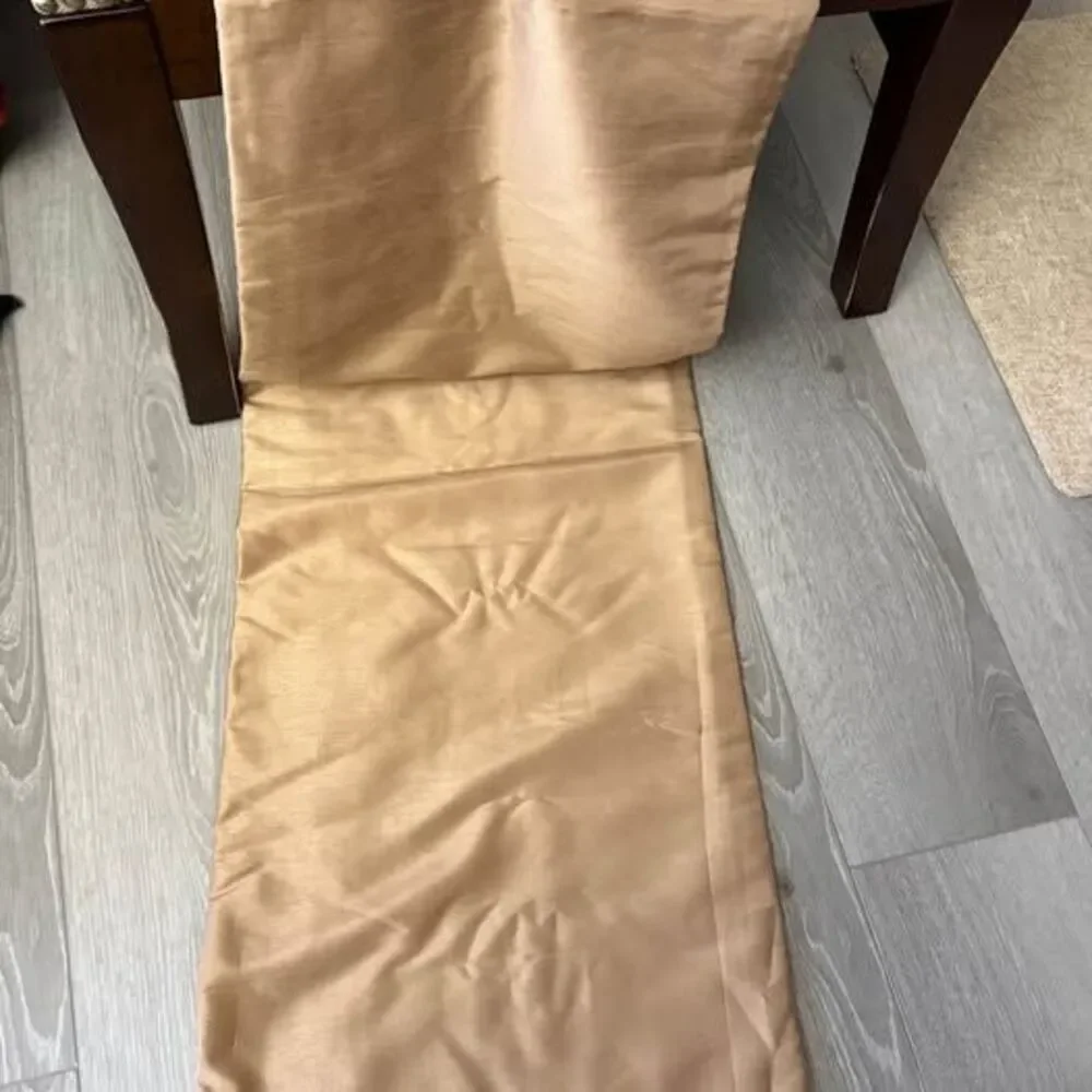 Brown and Gold Embroidered Medallion Grommet Curtain (2) Panels 84 “